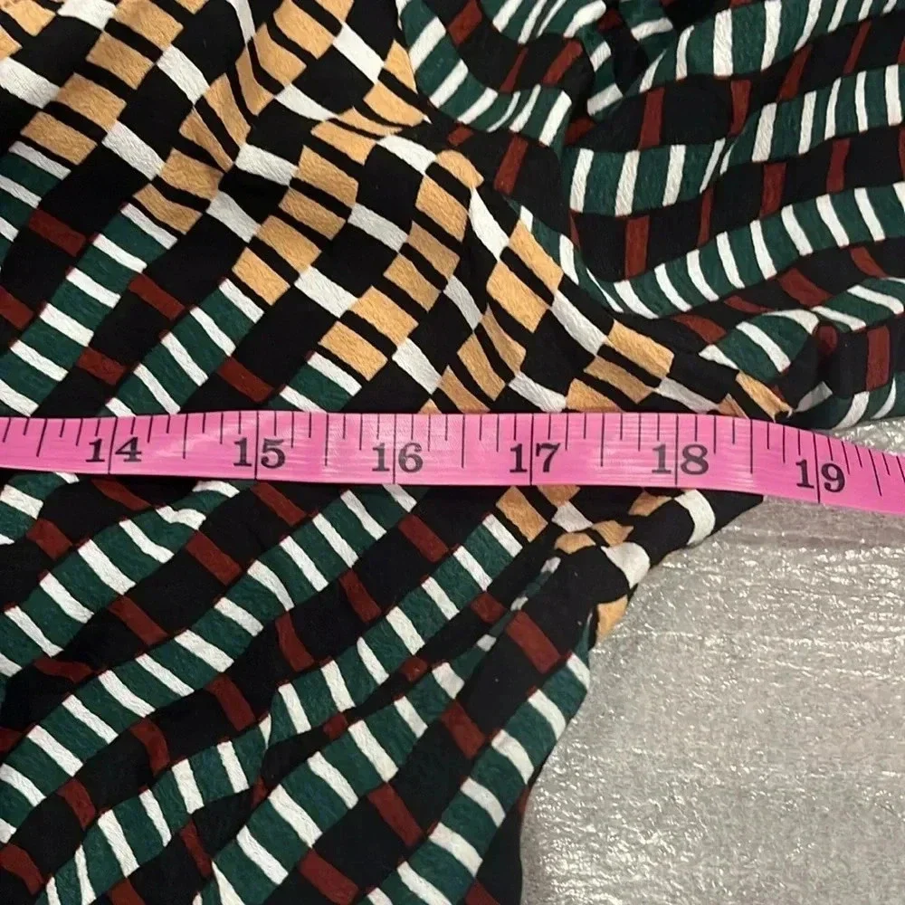 [US10]Anthropologie Maeve  Gianna Tunic V Neck Dress Geometric Print - Picture 4 of 7